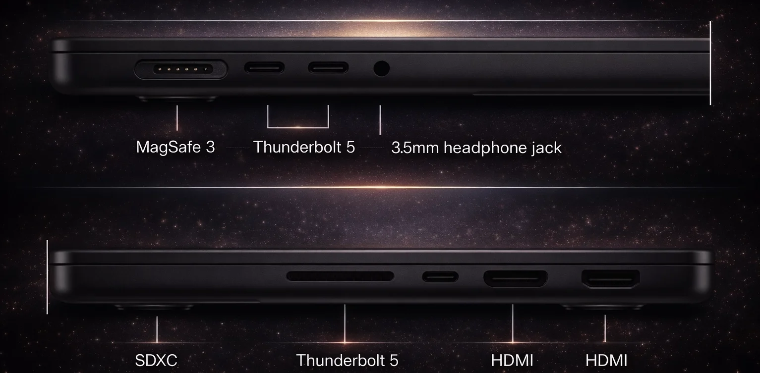 Macbook Pro Ports And Connectivity Magsafe Thunderbolt Hdmi Sdxc E1775225840794