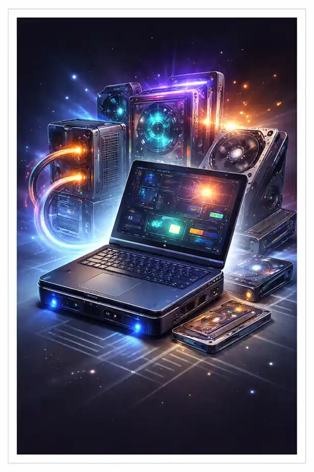High-performance gaming laptop with dedicated graphics and advanced cooling showing why gaming laptops stand apart from other laptop categories